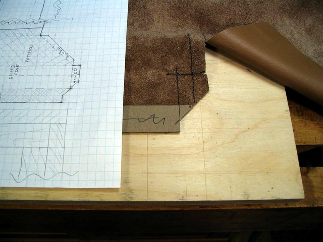 Leather Corner Detail
